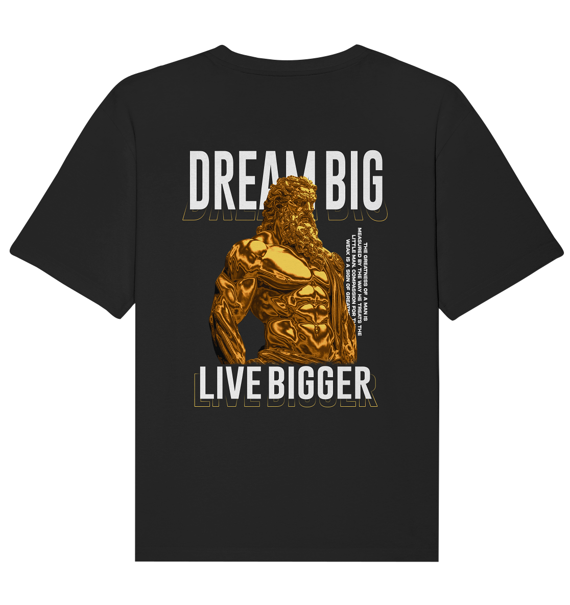 Dredgen Dream Big Live Bigger - Organic Relaxed Shirt