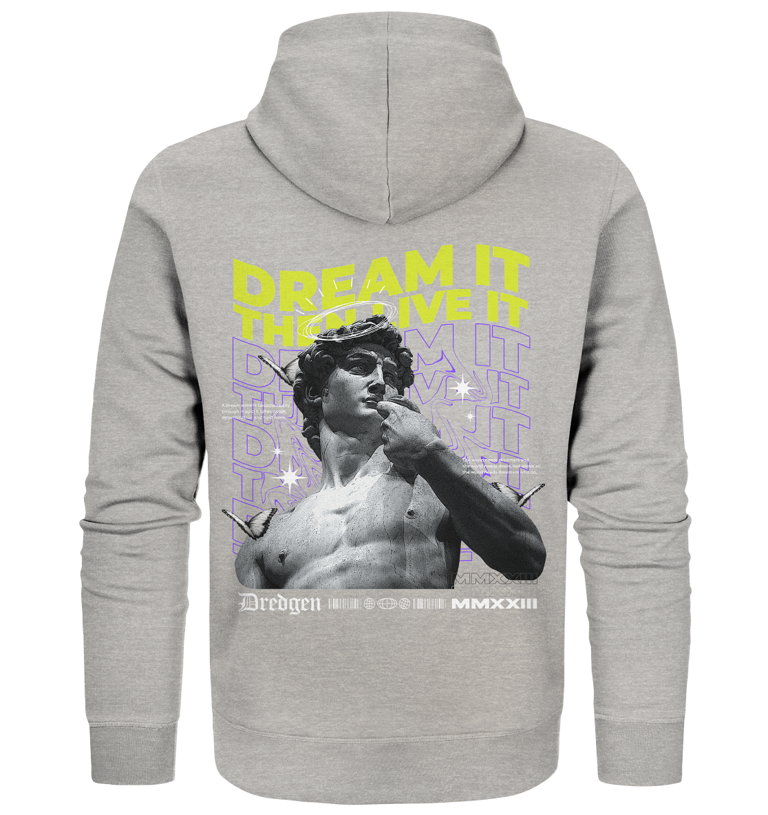 Dredgen Dream It Then Live It Black - Organic Zipper