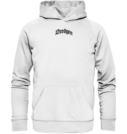 Dredgen Blessed White - Organic Hoodie